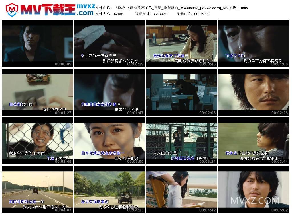 祁隆-放下所有放不下你_国语_流行歌曲_MA306917